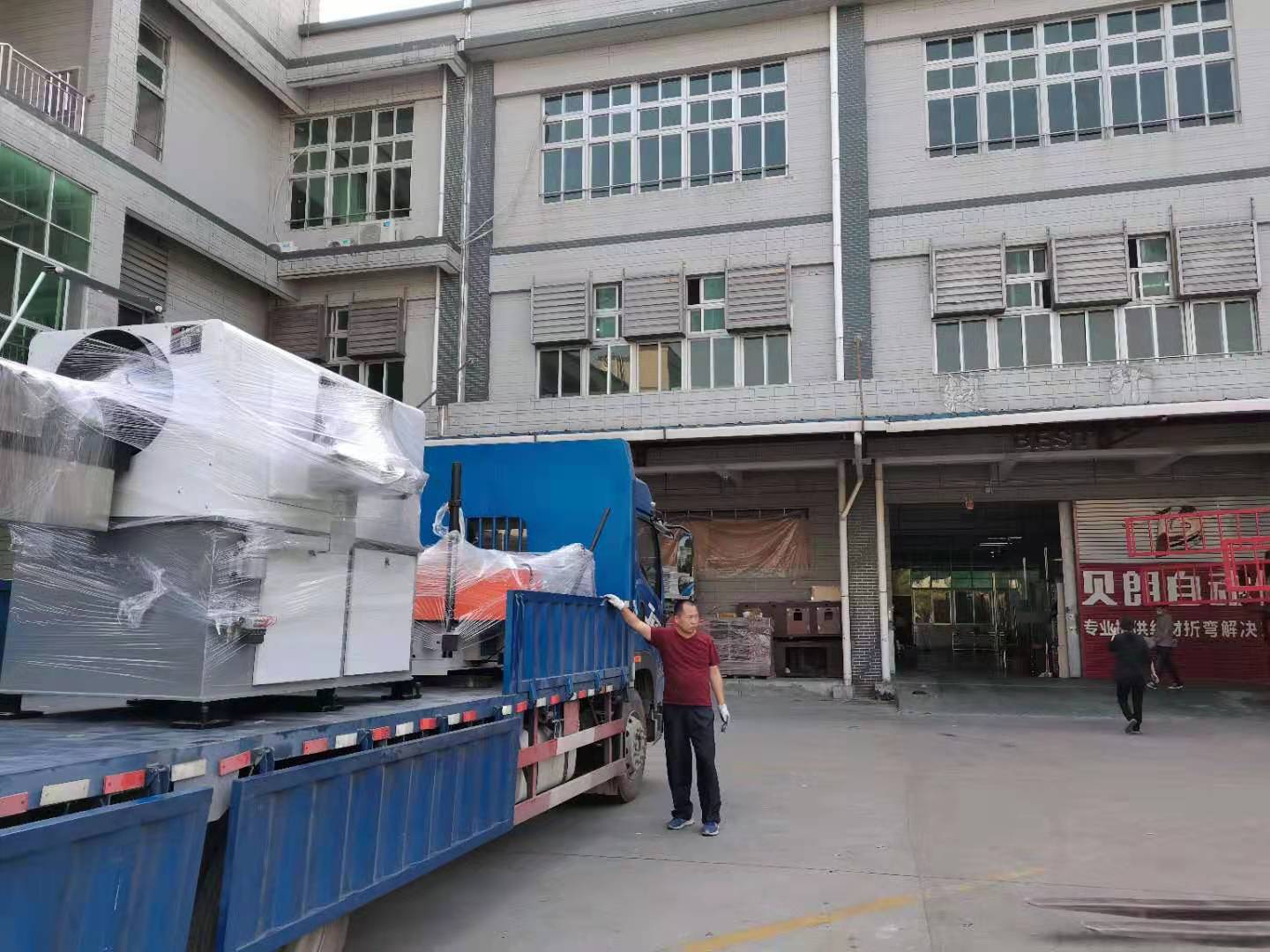 喜訊，貝朗鐵線折彎機發往河南某客戶處
